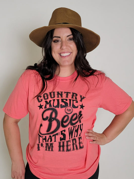 Country Music Graphic Tee ( (Extended Sizes Available)